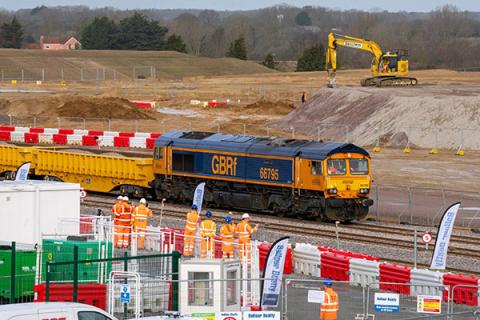 Sizewell C welcomes first engineering train to site
