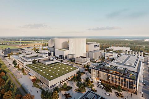 A rendering of a Stellaris power plant (Image: Proxima Fusion) A rendering of a Stellaris power plant (Image: Proxima Fusion)