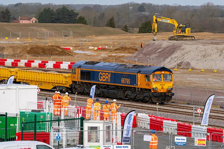 Sizewell C welcomes first engineering train to site Sizewell C welcomes first engineering train to site