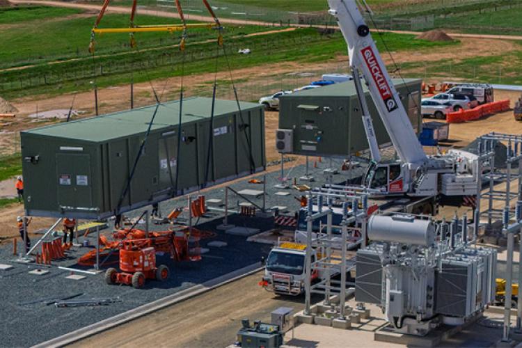 Downer delivers electrical switch room for solar farm Downer delivers electrical switch room for solar farm