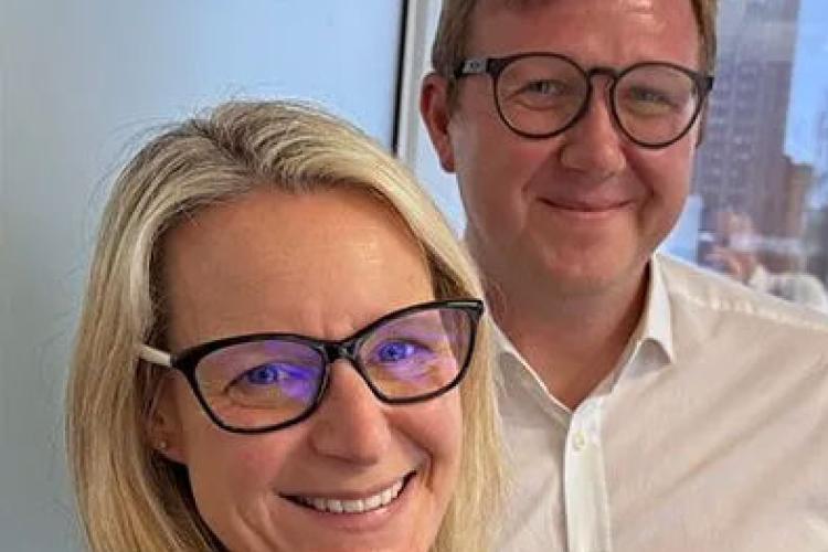 Emma Whigham and Rick Lennard Emma Whigham and Rick Lennard