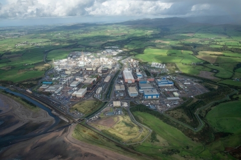 The Sellafield site in West Cumbria.